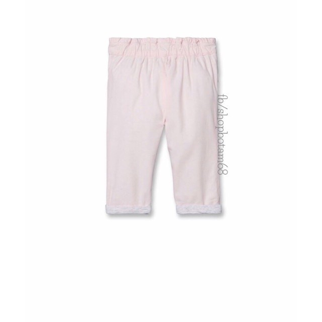 Quần cotton 2 lớp cạp nơ Obaibi xuất xịn bé gái
