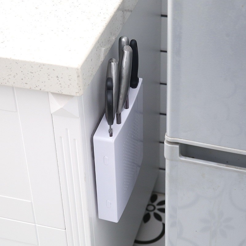 Kệ nhựa đựng dao dán tường 20x4x21cm - BX1767