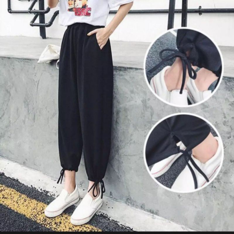 [Free Ship+Hình thật] Quần jogger rút dây siêu cute | WebRaoVat - webraovat.net.vn