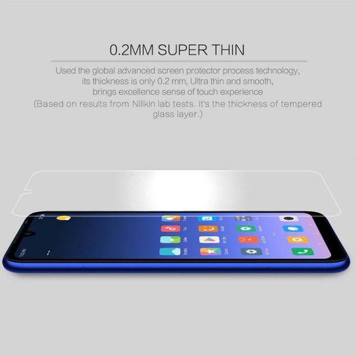 Miếng dán kính cường lực HBO cho Xiaomi Redmi Note 7 / 7 Pro (0,3mm, độ cứng 9H, chống trầy) - Hàng nhập khẩu