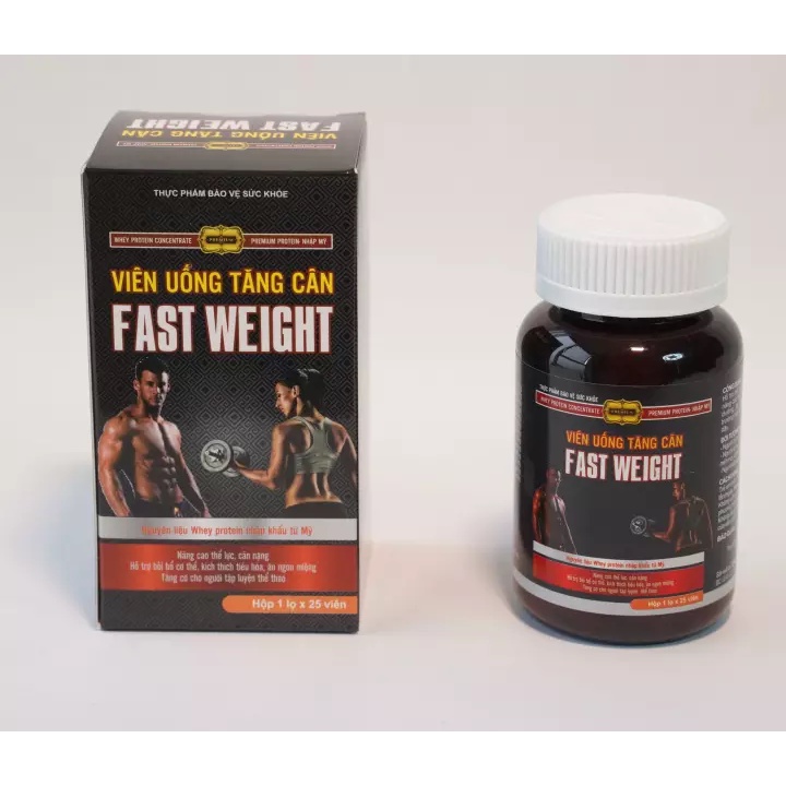 Viên Uống Fast Weight Hỗ Trợ Tăng Cân Hiệu Quả | Hộp 25 viên