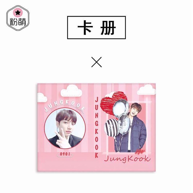 Sổ đựng card JungKook, sổ card BTS, sổ card kpop, sổ đựng card,