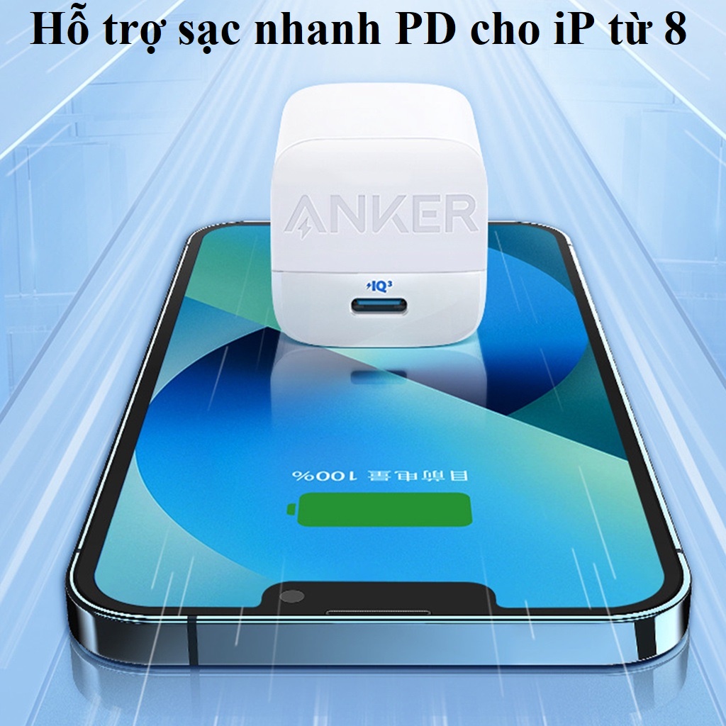 Cốc sạc nhanh type-C 30W Anker 313 A2639