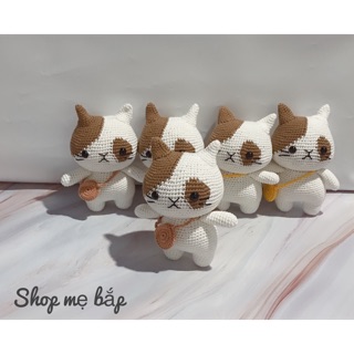 Mèo len  handmade đồ chơi cho bé