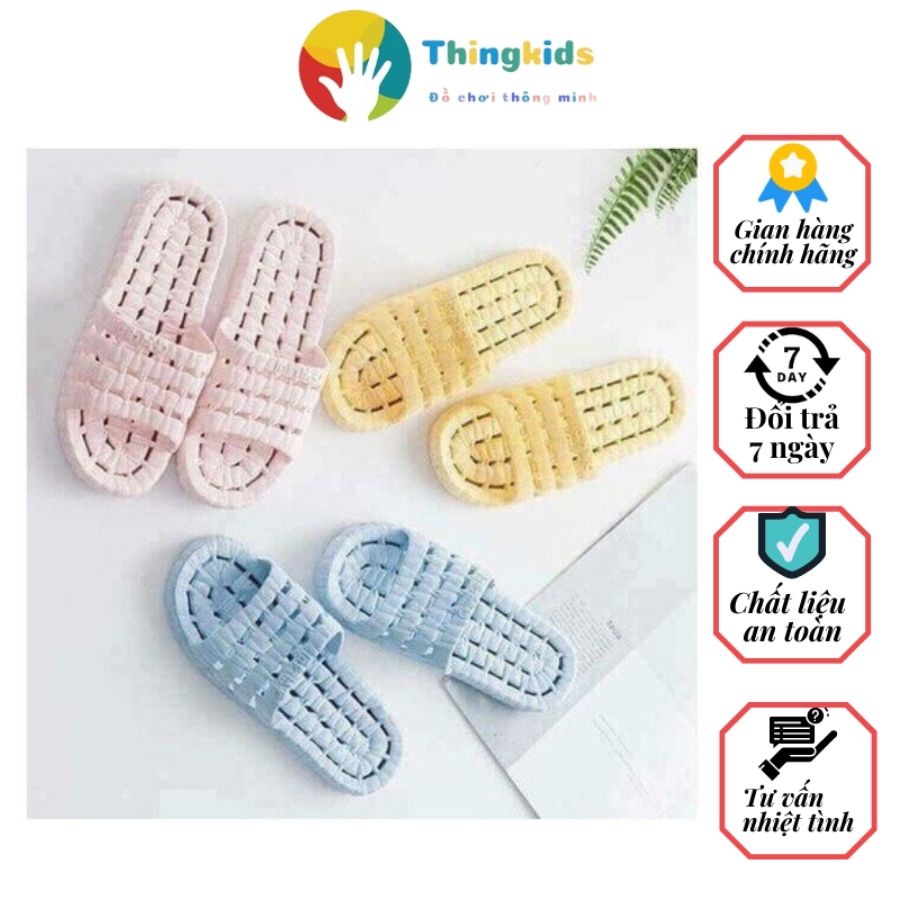Dép Xốp Dẻo Êm Mềm Đi Trong Nhà + Kèm Ảnh Thật - Thingkids