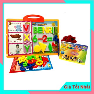 Bảng Gắn Nam Châm Antona 5 Trong 1 Giúp Bé Làm Quen Chữ Cái, Chữ Số, Hình Học AT180