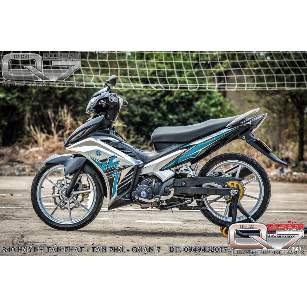 TEM RỜI EXCITER 2011 LC XANH BẠC ĐEN