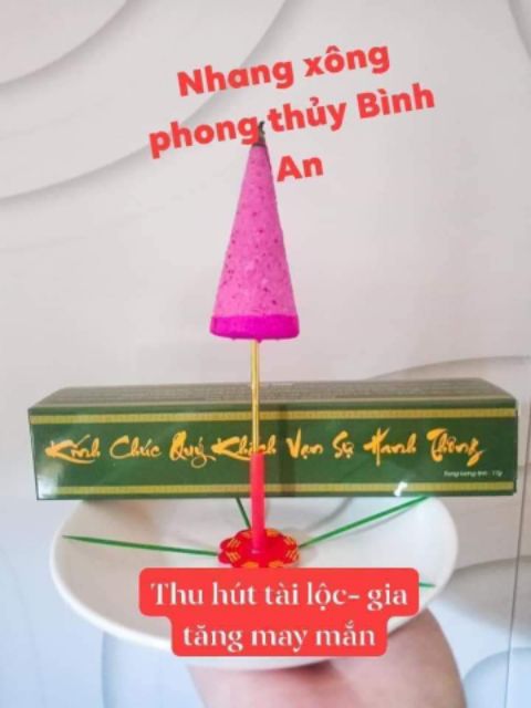 Combo 20 nhang xông phong thủy bình an