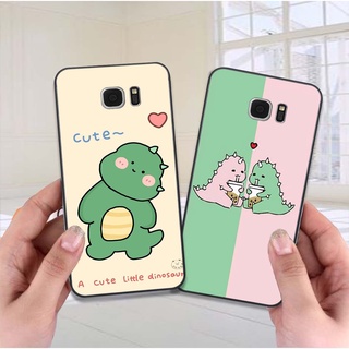 Ốp lưng điện thoại Samsung S6 / S6 EDGE / S7 / S7 EDGE in hình khủng long siêu cute, đáng yêu