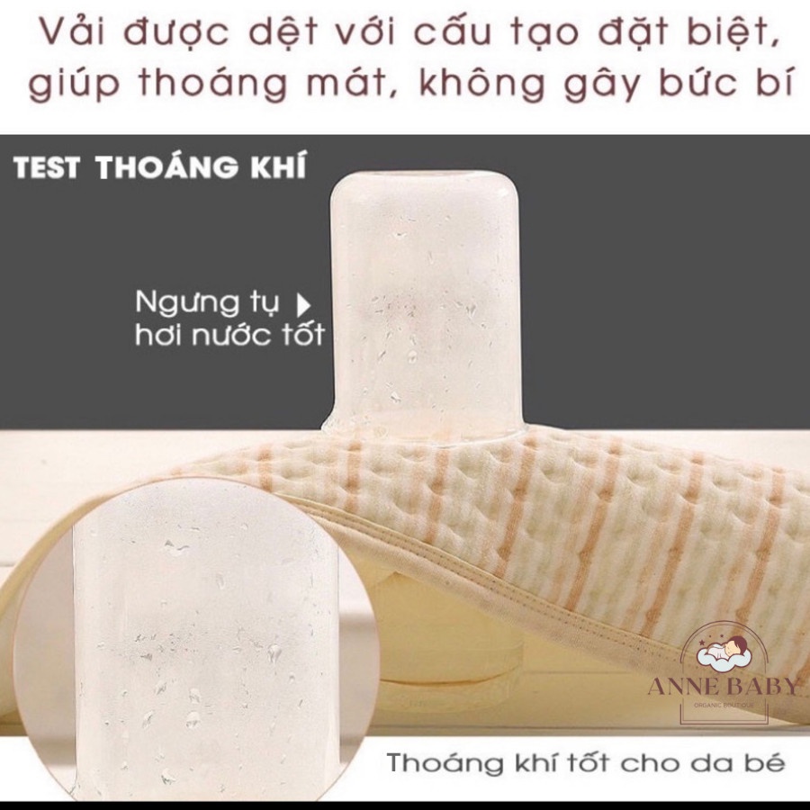 Tấm Lót Chống Thấm Cho Bé 70x120cm Cotton Organic Giặt Được, Miếng Lót Chống Thấm Cho Bé Sơ Sinh Hữu Cơ Tự Nhiên