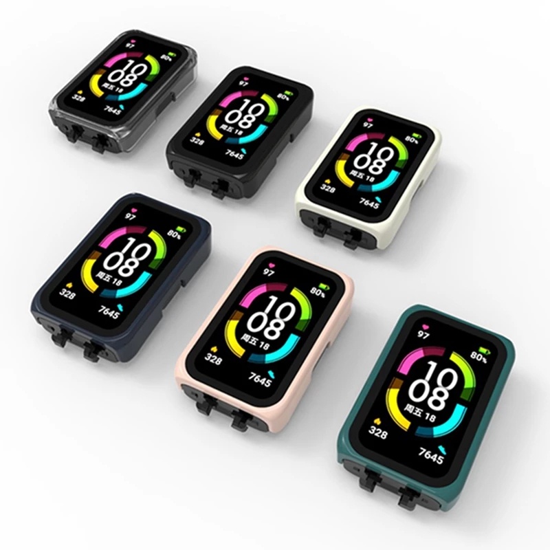 Ultra Ốp Điện Thoại PC Cứng Siêu Mỏng Bảo Vệ Màn Hình Cho Huawei Band 7 6 pro NFC Honor Band 6