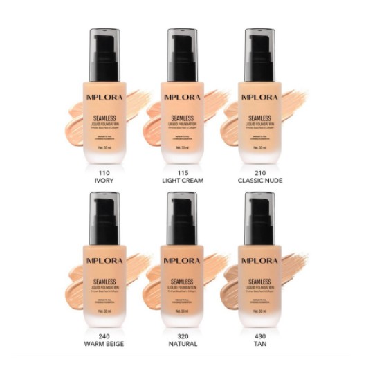(hàng Mới Về) Kem Nền Dạng Lỏng Không Đường May Thể Tích 33ml