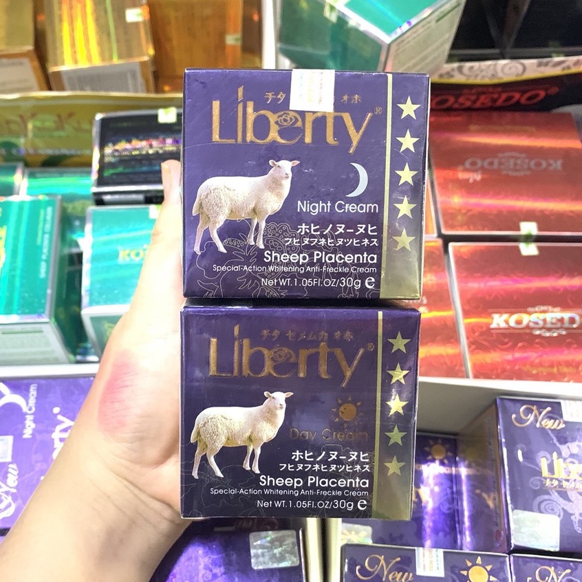 Kem Dưỡng Nhau Thai Cừu Trắng Da, Chống Lão Hóa Liberty
