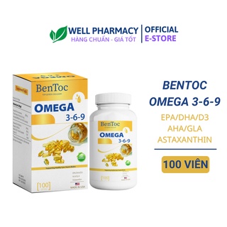 OMEGA369  BENTOC LỌ 100 viên