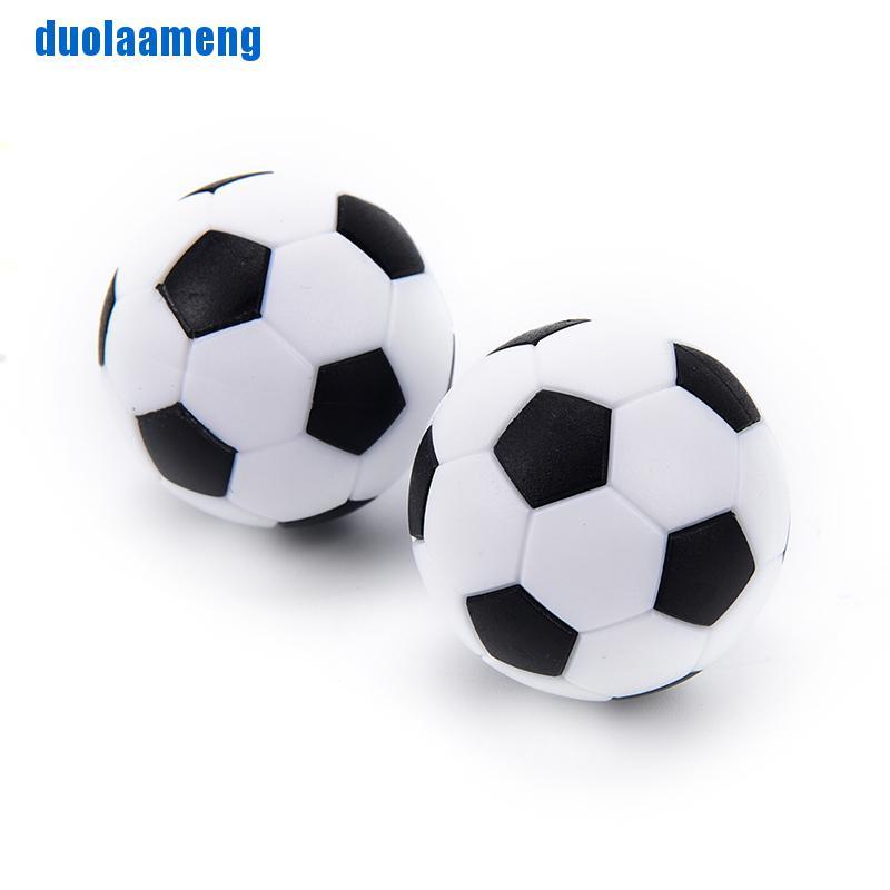Set 4 Quả Bóng Đá Bằng Nhựa Màu Trắng Đen 32mm