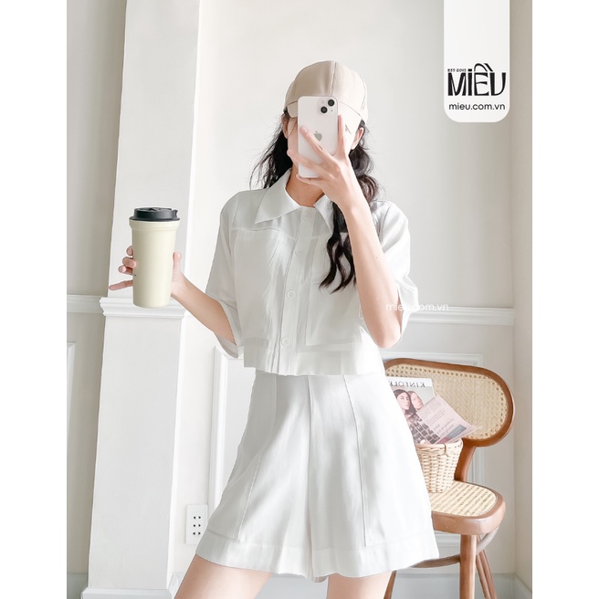 Set đồ trắng hinami Miều trẻ trung năng động Miều Est.2013