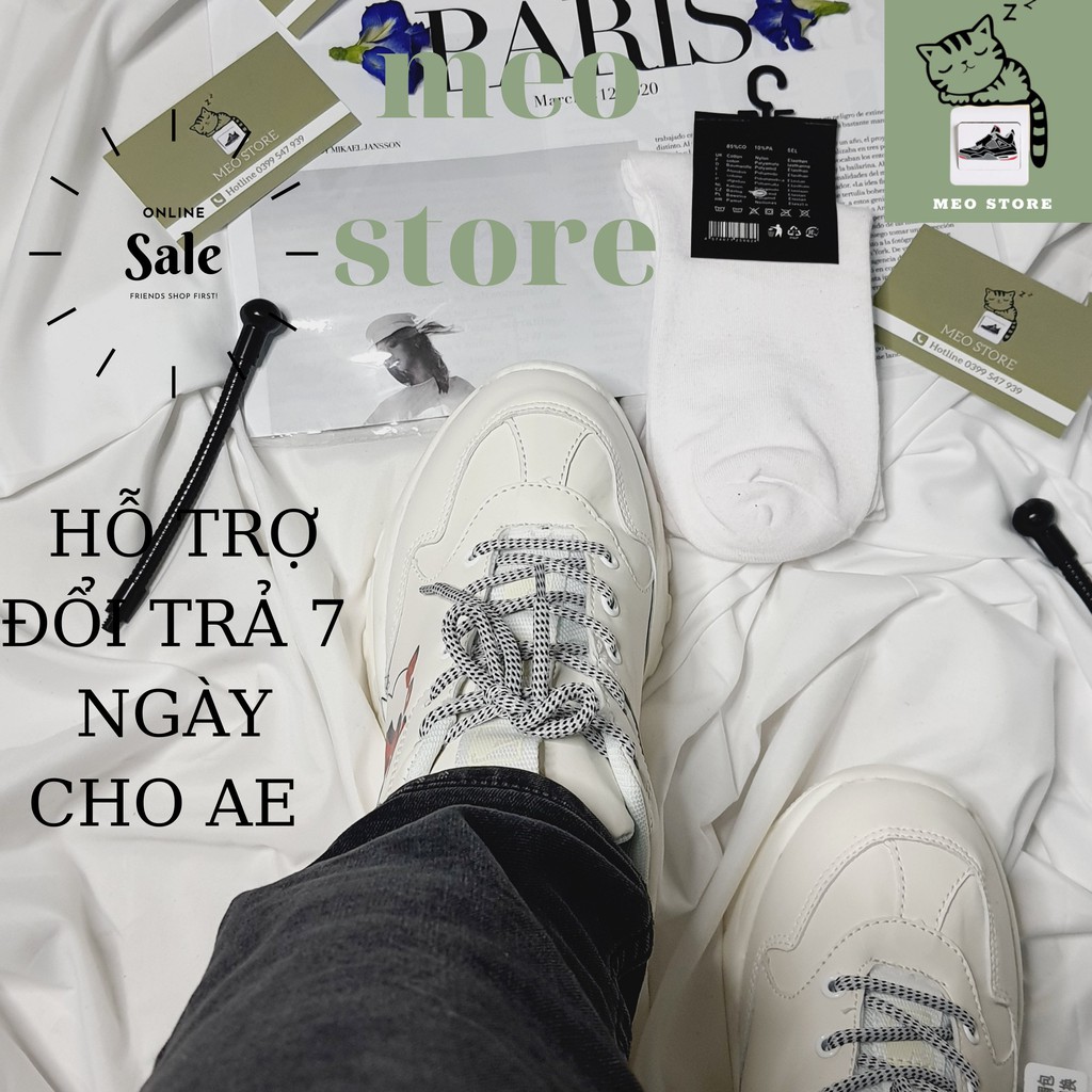 Giày_mlb boston, giày thể thao boston nam nữ đế liền tăng chiều cao, tặng tất cổ cao, full size, đủ hộp, hộp bảo vệ,bill | BigBuy360 - bigbuy360.vn