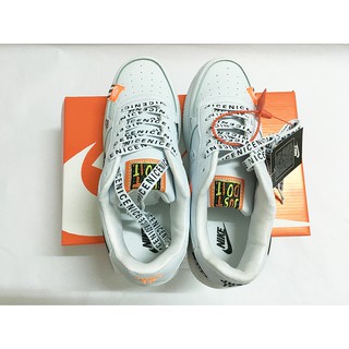 (Ảnh thật+Full box) Giày air force Just Do It trắng
