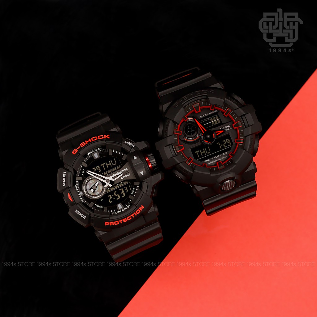 Đồng hồ nam  G-SHOCK GA-700 / GA-700SE-1A4 chống va đập, hàng chính hãng