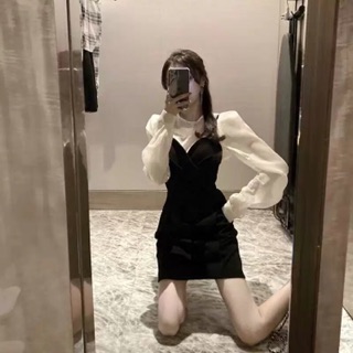 Váy hai dây ngắn tiểu thư