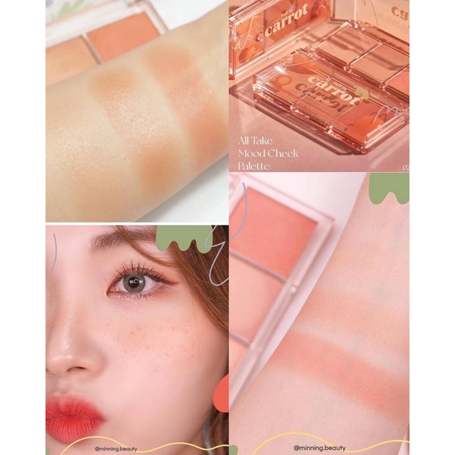 Bảng má hồng Peripera All Take Mood Cheek Palette