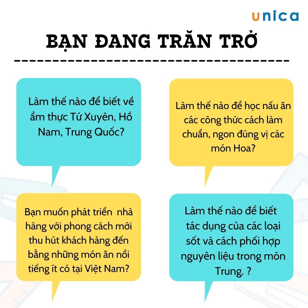 Khóa học bộ bí quyết công thức 20 món ăn Trung Hoa nổi tiếng UNICA