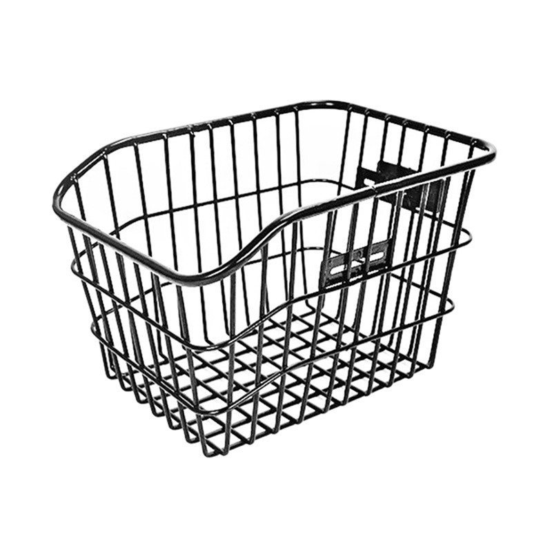 Giỏ kim loại gắn yên sau xe đạp chống thấm nước tiện dụng