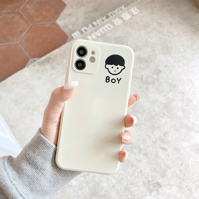 Iphone 11 12 Pro Max 12 Mini Se 2020 Xs Max Xr X 7 8 6 Plus ốp điện thoại Silicone Mềm Chống Rơi In Hình Cô Gái Xinh Xắn Cho | BigBuy360 - bigbuy360.vn