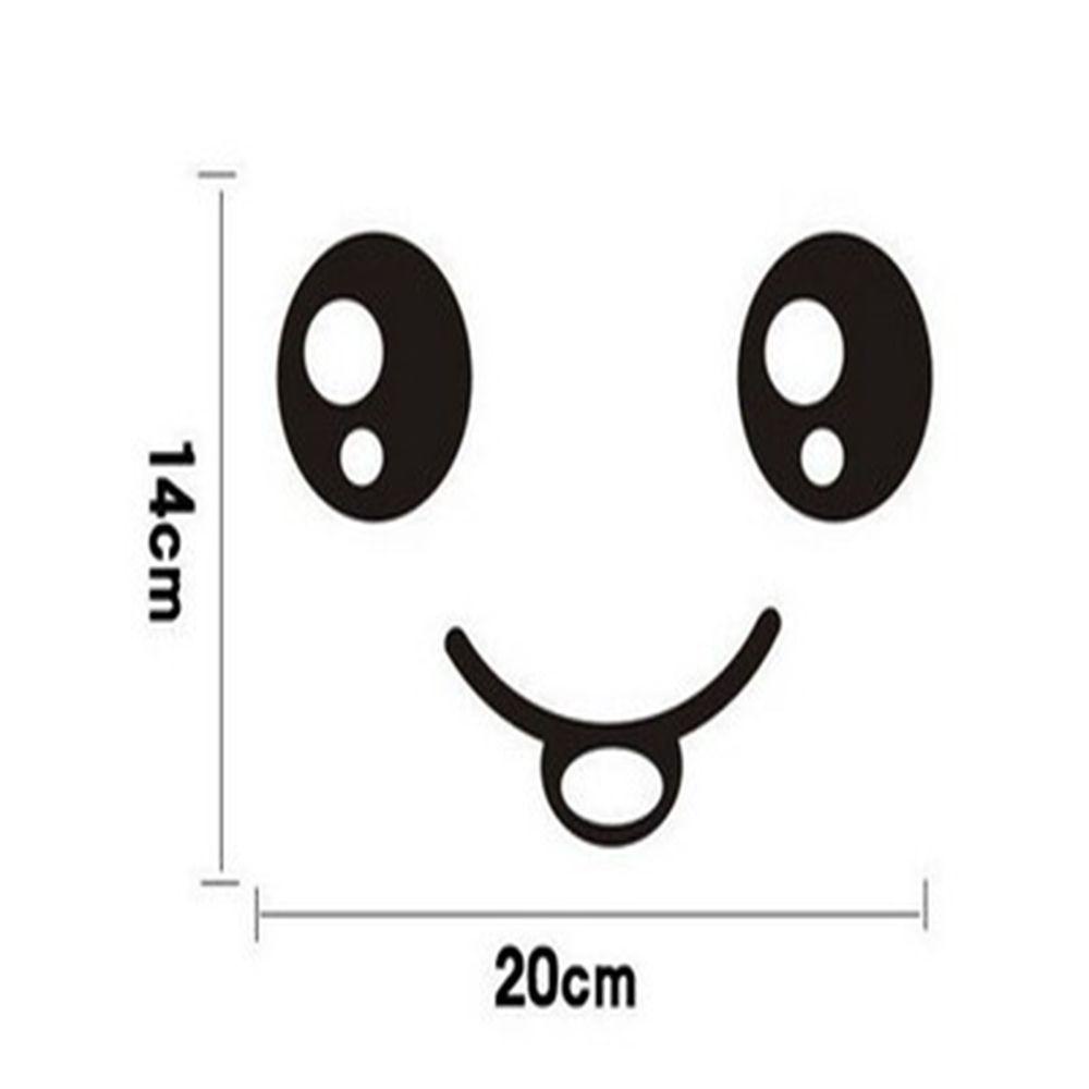 Miếng Dán Trang Trí Toilet Hình Mặt Cười DIY|Sticker Dán Kính Chiếu Hậu Xe Hơi / Nhà Tắm Họa Tiết Vui Nhộn Trang Trí Nhà Cửa