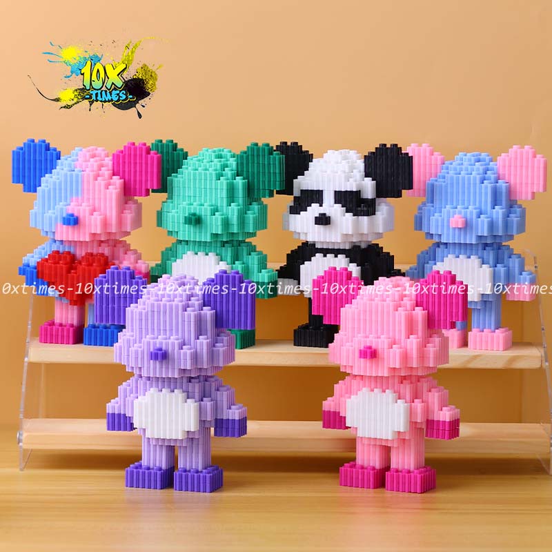 Mô hình bearbrick 12 cm họa tiết hoa quả tặng bạn trai bạn gái 10xtimes
