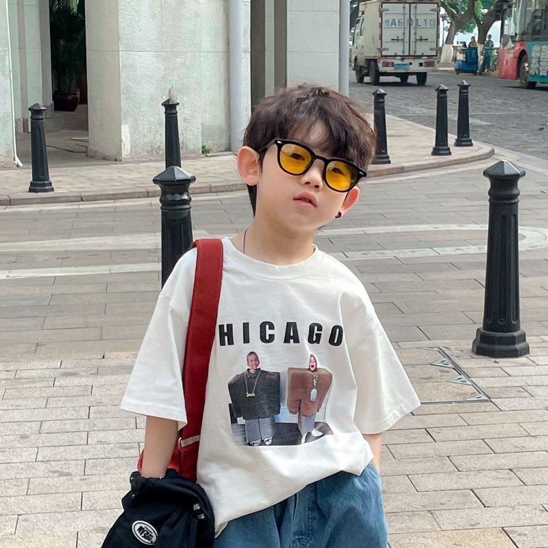 Giao Hàng Ngay Lập Phương#Hàng Mới Đã Sẵn Sàng#Áo Thun Cotton Tay Ngắn Thời Trang Mùa Hè Mới Dành Cho Bé Trai#Quần Áo Trẻ Em Nam Phiên Bản Hàn Quốc#Quần Áo Trẻ Em Trai