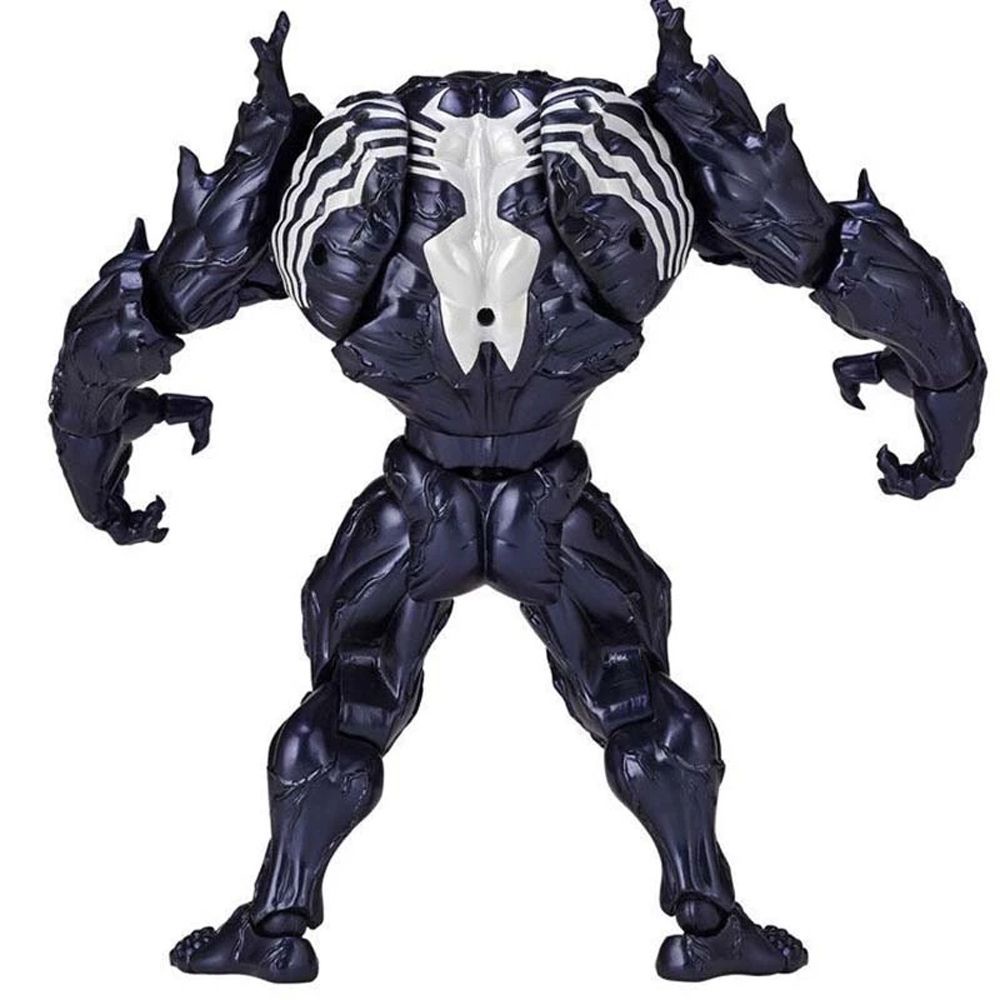 Mô hình nhân vật Venom trong phim Revoltech NO.008 bằng PVC có khớp cử động dùng với người nhện