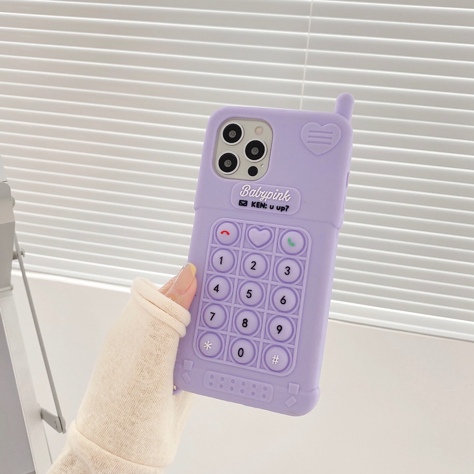 Ôp Điện Thoại Silicon Dẻo Màu Hồng / Tím / Xanh Lá Thời Trang Cho Iphone 12 11 pro max xs max xr x 7 8 plus