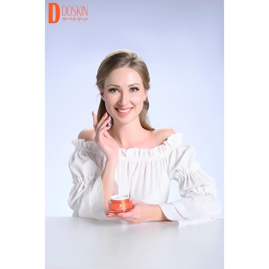 (Tặng 8 Mặt Nạ Kèm Theo)Kem Dưỡng Da Chống Nếp Nhăn Mắt Tối Ưu Doskin Mỹ Phẩm Đức | BigBuy360 - bigbuy360.vn