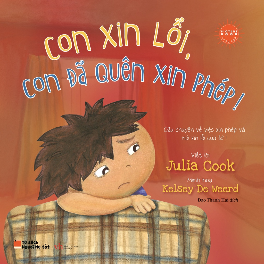 Sách Song ngữ Con xin lỗi, con đã quên xin phép! qv