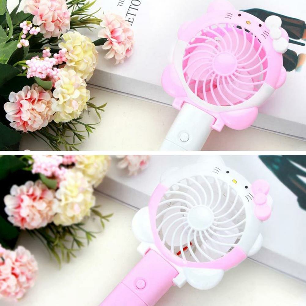 PVN25511 Quạt tích điện mini cầm tay hoạt hình không có đèn để bàn cẩm tay đều được T2 .
