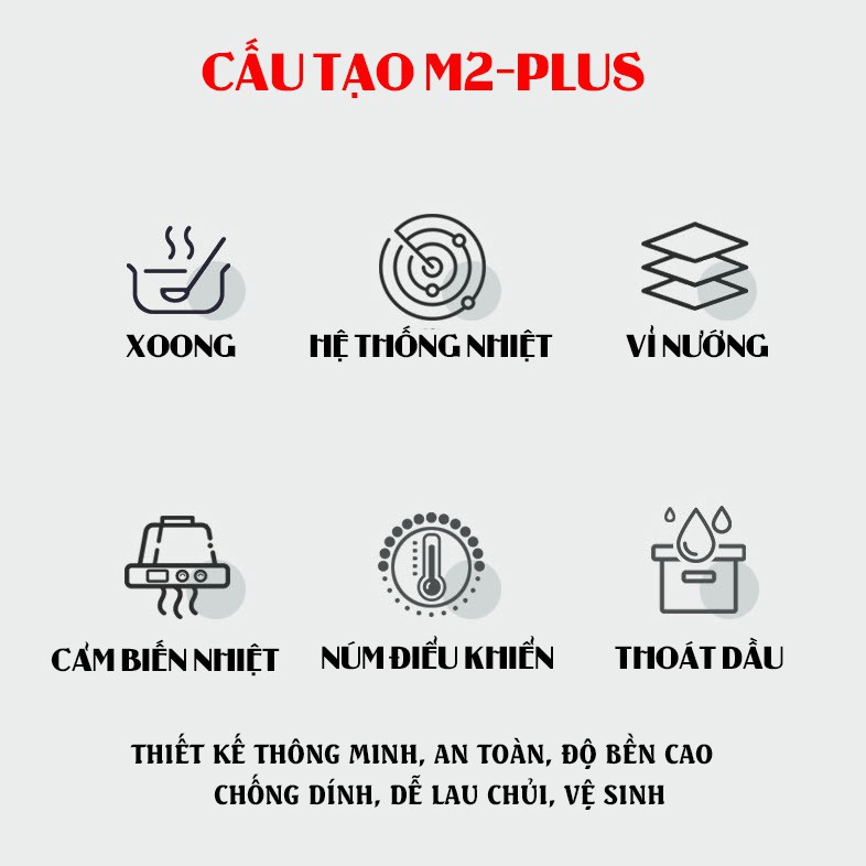 Nồi lẩu nướng điện đa năng M2-PLUS -GD184 #3 Nồi lẩu nướng điện đa năng M2-PLUS -GD184 #3
