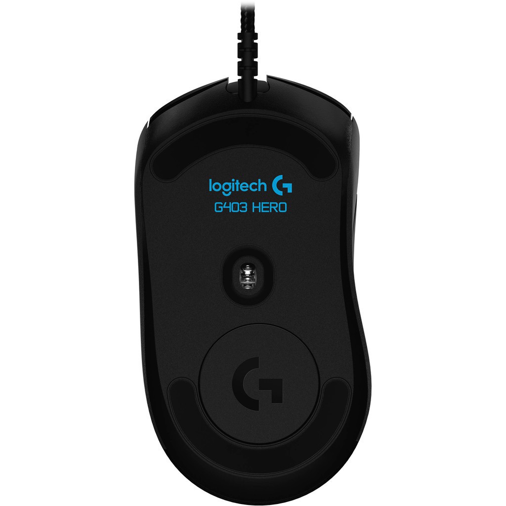 Chuột Logitech G403 Hero game có dây RGB - cảm biến 25k, công thái học, nhẹ 87g