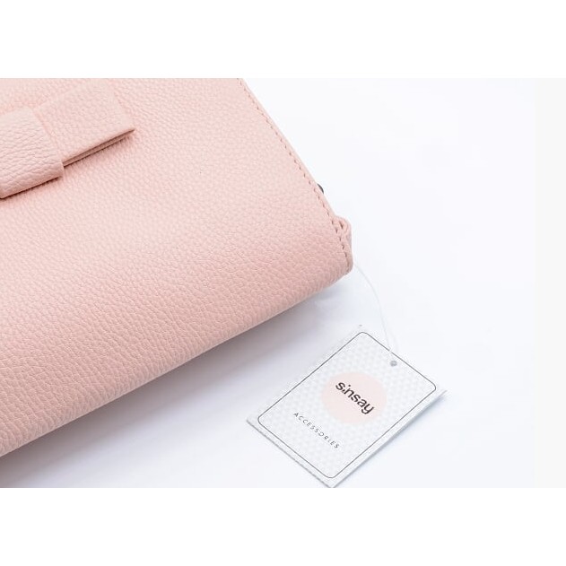 Túi đeo chéo nơ xinh xắn hồng phấn Sinsay xuất xịn