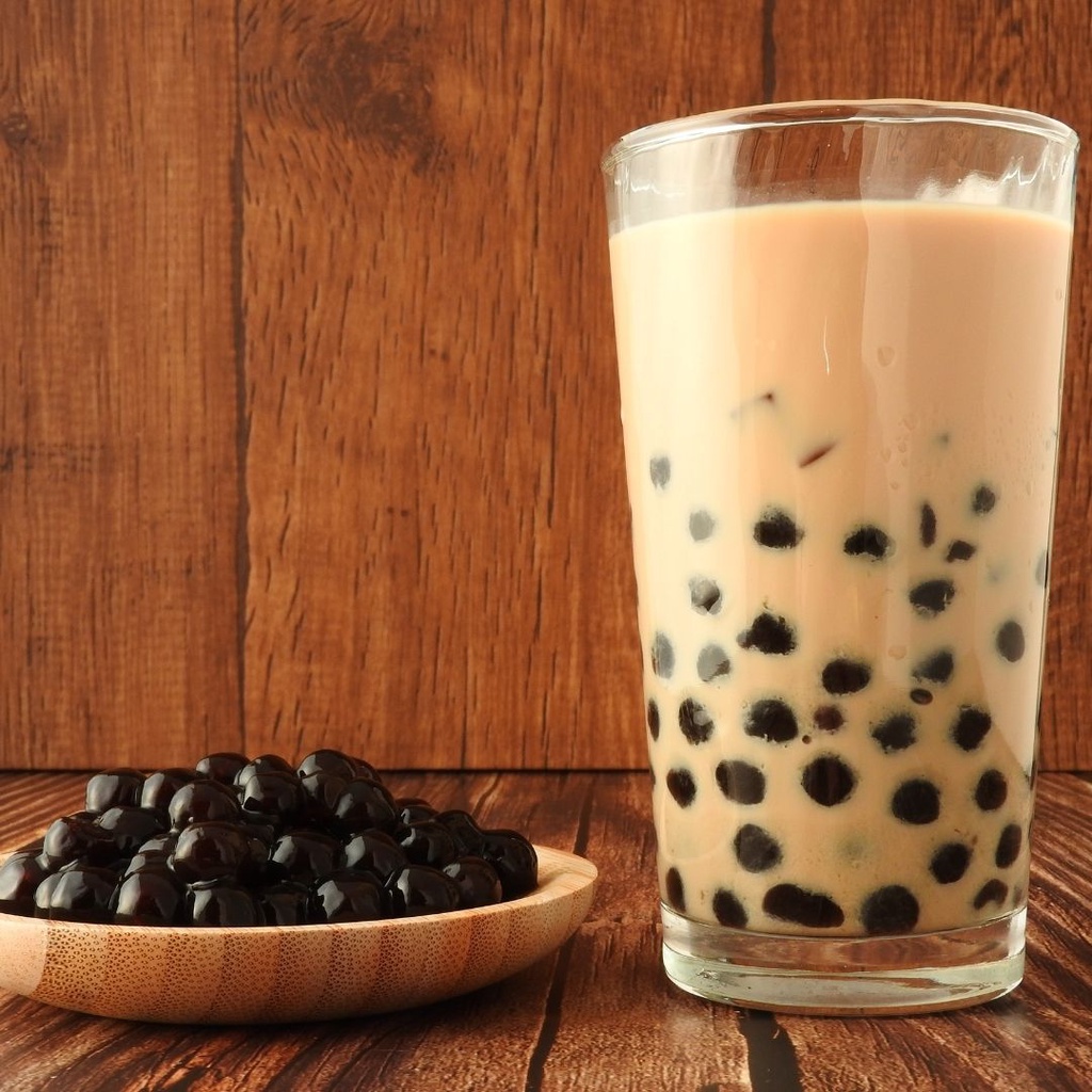 Trân Châu Đường Đen Caramen Evie Thái Lan Gói 1Kg, Trân Châu Đen, Hạt Trân Châu