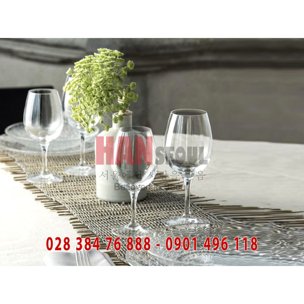 Bộ 6 Ly Pha Lê Rượu Vang Trắng RCR Của Ý Dòng Luxion ® Invino VINI BIANCHI 380ml (Goblet For White Wines)