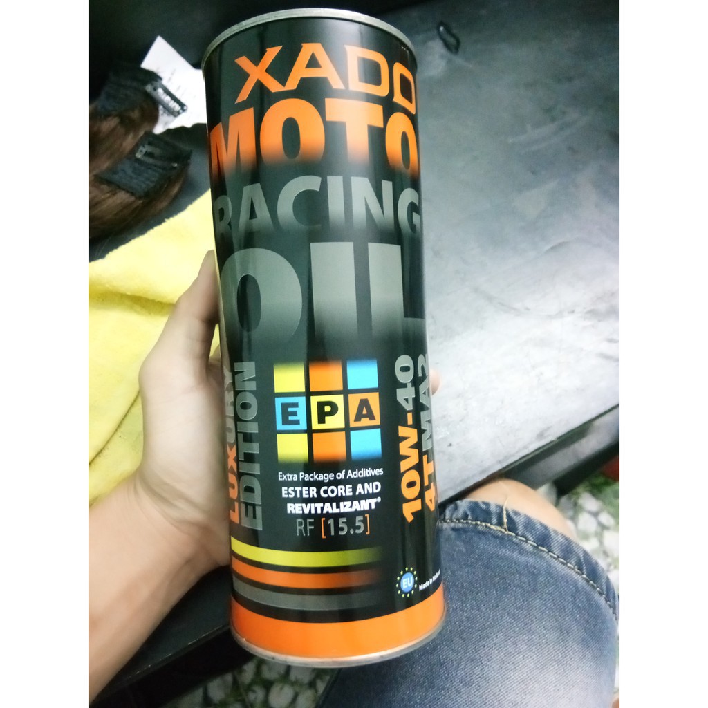 Nhớt  XADO LUXURY MOTO RACING 4T MA2 10W40
