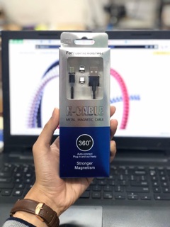 Cáp sạc nam châm 3 đầu bọc dù