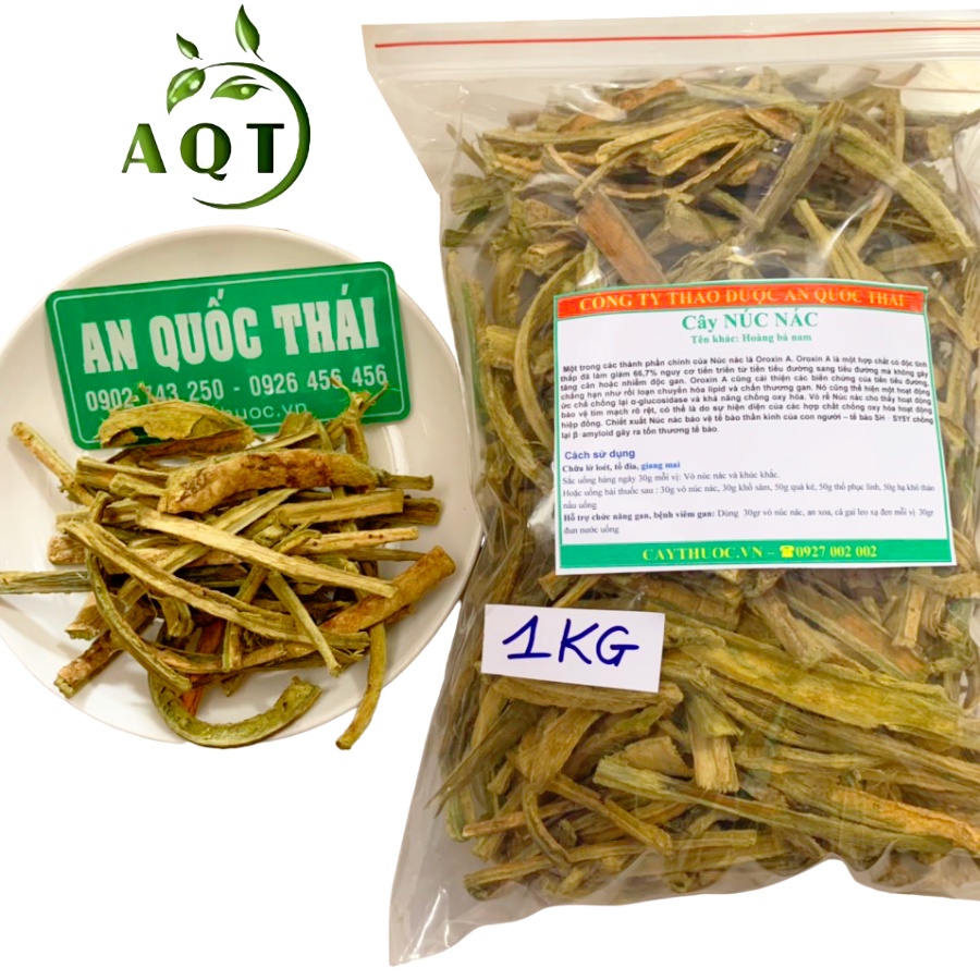 1KG Cây Núc Nác - Vỏ Núc Nác Khô (Nam Hoàng Bá) Hàng Sạch, Đẹp | Thảo Dược An Quốc Thái