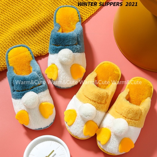 Dép bông đi trong nhà Vịt Donald siêu xinh, ấm áp chống trơn trượt cho nam nữ Warm&amp;Cute DA27