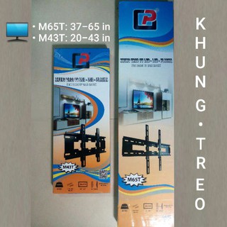 KHUNG TREO TI VI CỐ ĐỊNH ÁP TƯỜNG: từ 19 đến 43 inch và từ 37 đến 65 inch (hàng xịn)