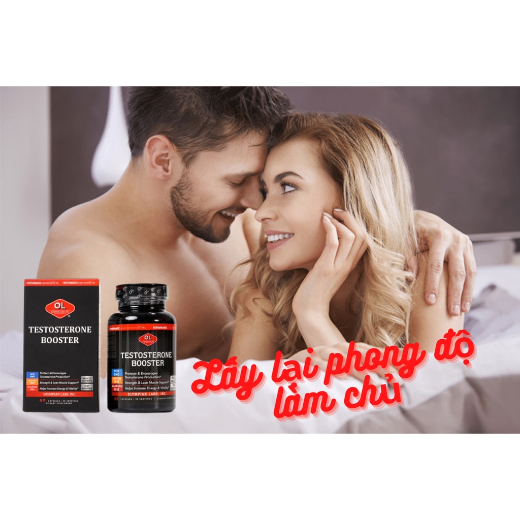 Viên Uống Tăng Cường Sinh Lý Nam Testosterone Booster Olympian Labs - Cải Thiện Chức Năng Tình Dục Ở Nam Giới