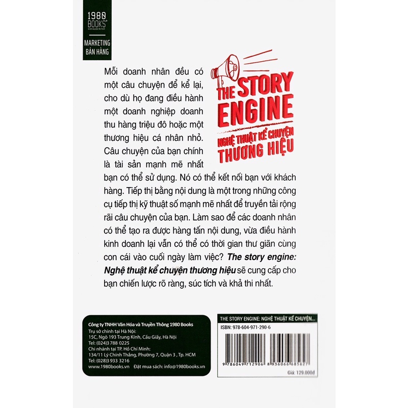 Sách - The Story Engine: Nghệ Thuật Kể Chuyện Thương Hiệu