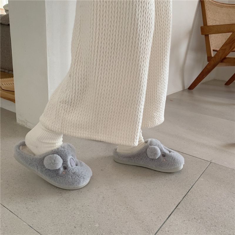 Dép bông hình cún dễ thương