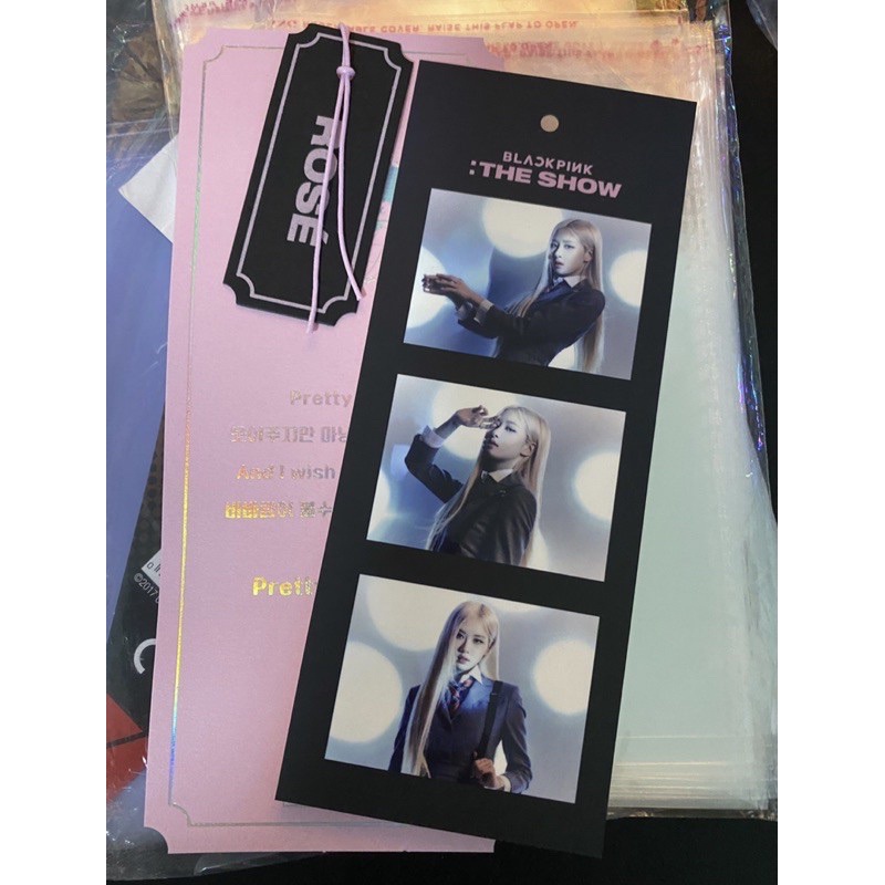 CHÍNH HÃNG ẢNH PHOTOSTRIP JISOO ROSÉ